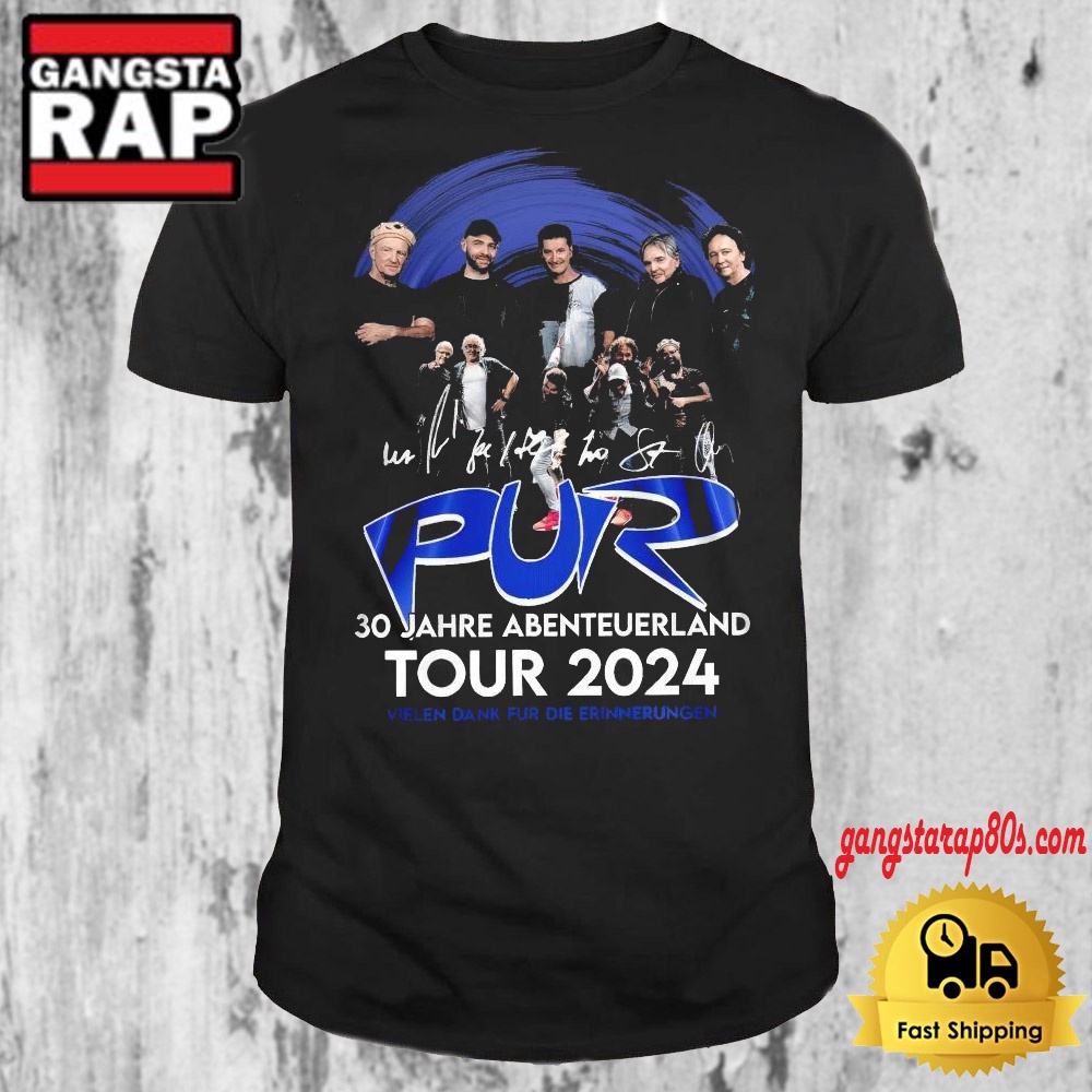 Pur And Friends Music 30 Jahre Abenteuerland Tour 2024 T Shirt Pur And Friends Music 30 Jahre Abenteuerland Tour 2024 T Shirt