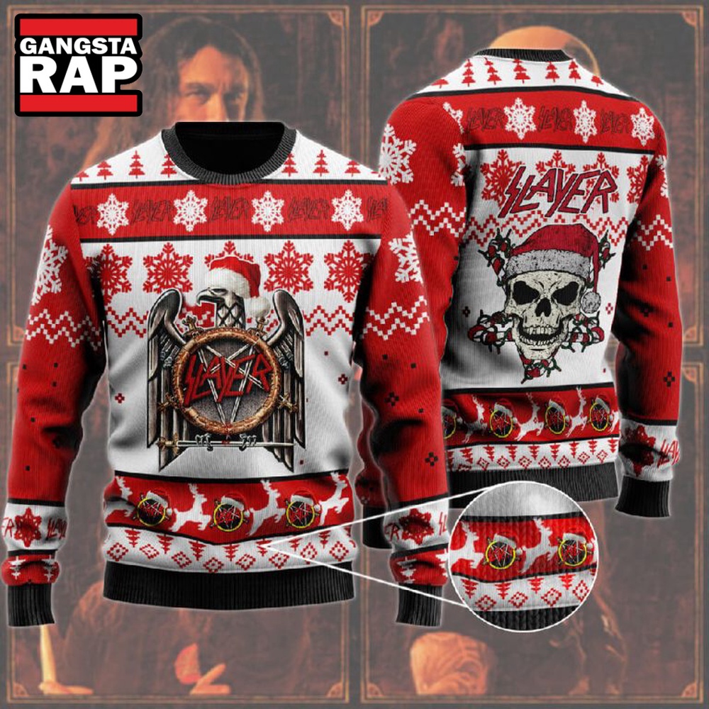 Slayer Music Fans Gift Ugly Christmas Sweater Slayer Music Fans Gift Ugly Christmas Sweater