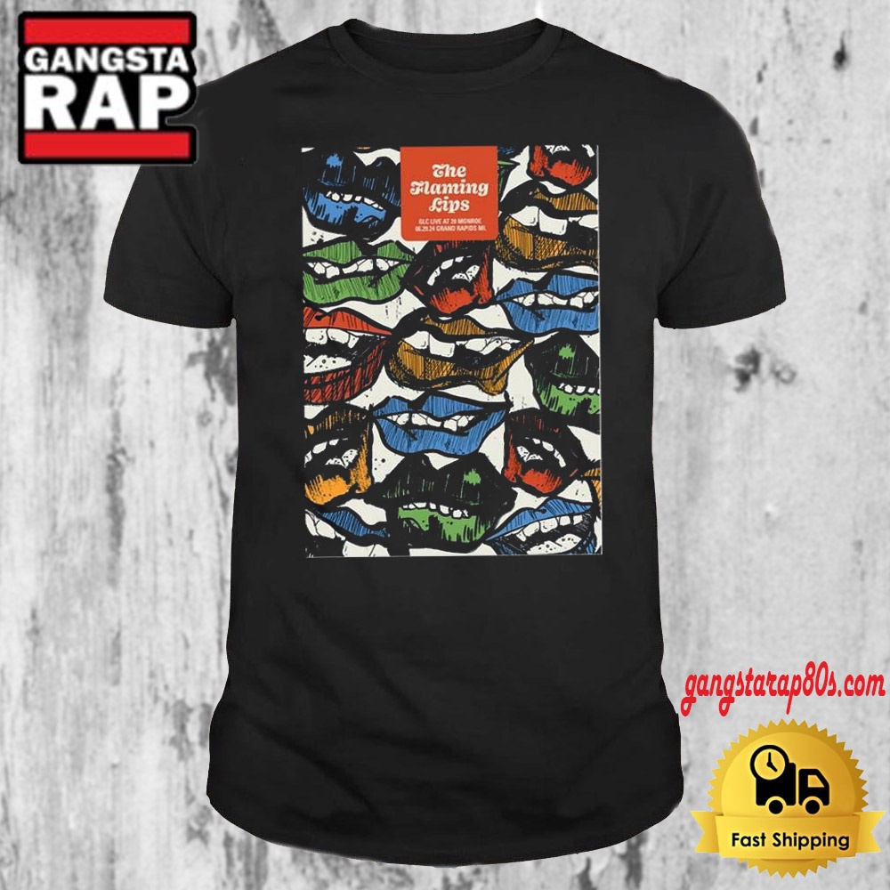 The Flaming Lips Grand Rapids GLC Live at 20 Monroe June 29, 2024 T Shirt The Flaming Lips Grand Rapids GLC Live at 20 Monroe June 29, 2024 T Shirt