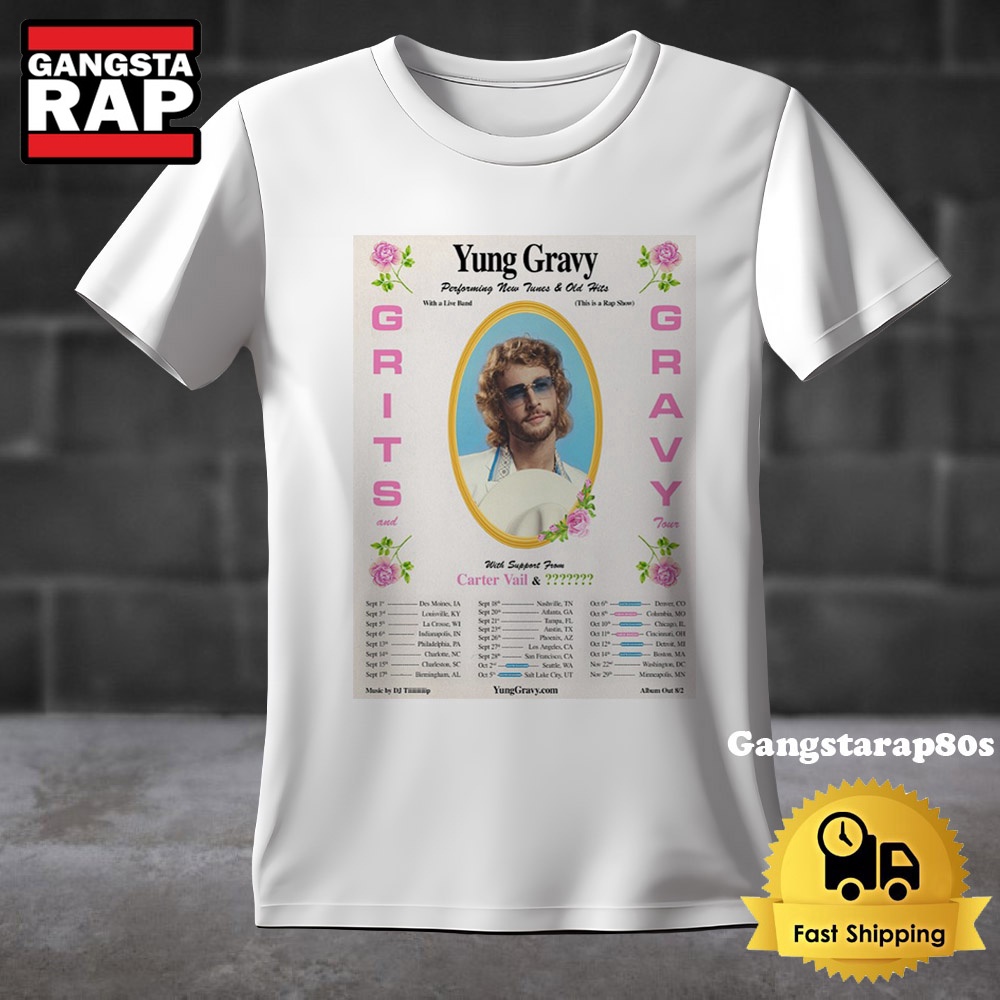Yung Gravy The Grits Gravy 2024 Tour Vintage TShirt