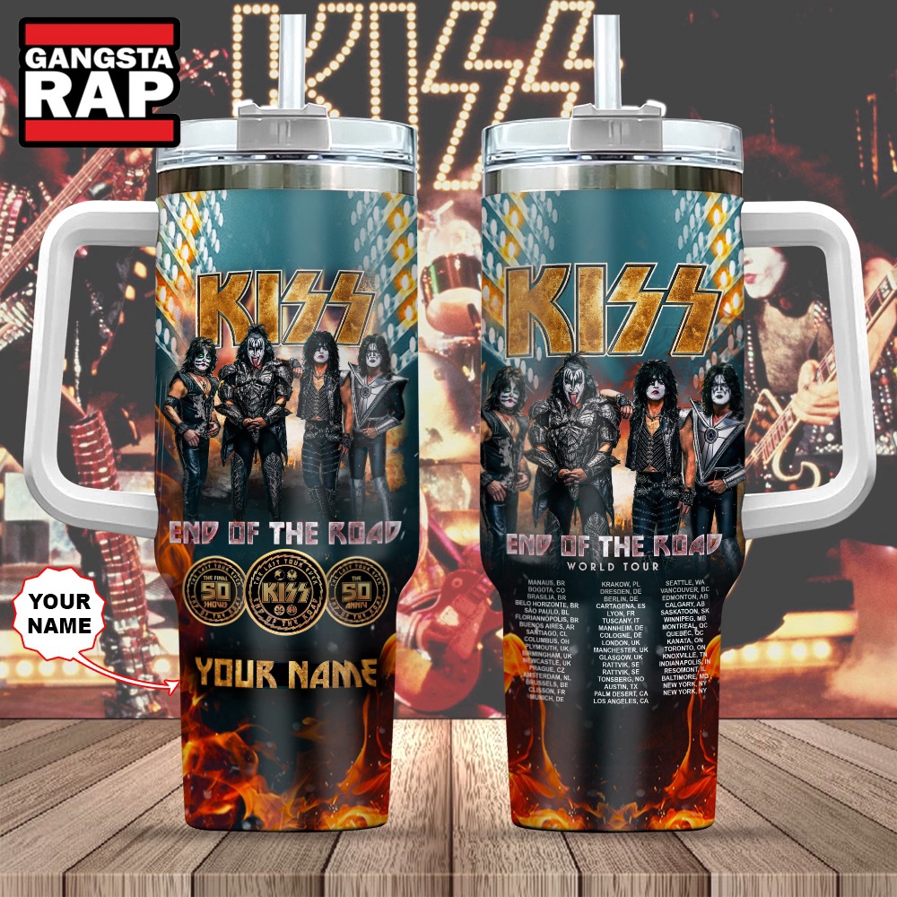 Kiss Band Music End Of The Road World Toud Stanley Tumbler 40oz Kiss Band Music End Of The Road World Toud Stanley Tumbler 40oz
