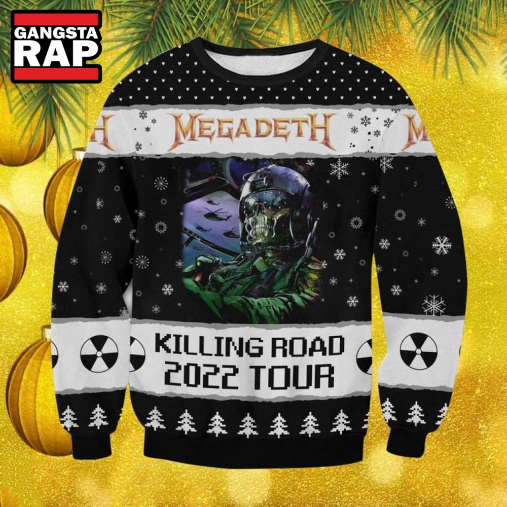 Megadeth Fan Lover Ugly Christmas Sweater Megadeth Fan Lover Ugly Christmas Sweater