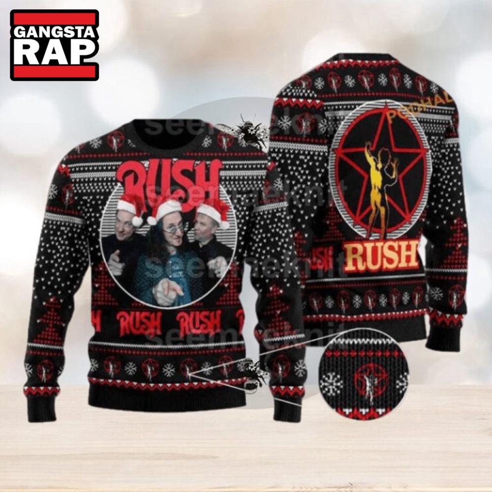 Rush Band Fans Lover Ugly Christmas Sweater Rush Band Fans Lover Ugly Christmas Sweater