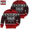Slipknot Classic Logo And Goat Fight Ugly Christmas Sweater 2 Slipknot Classic Logo And Goat Fight Ugly Christmas Sweater