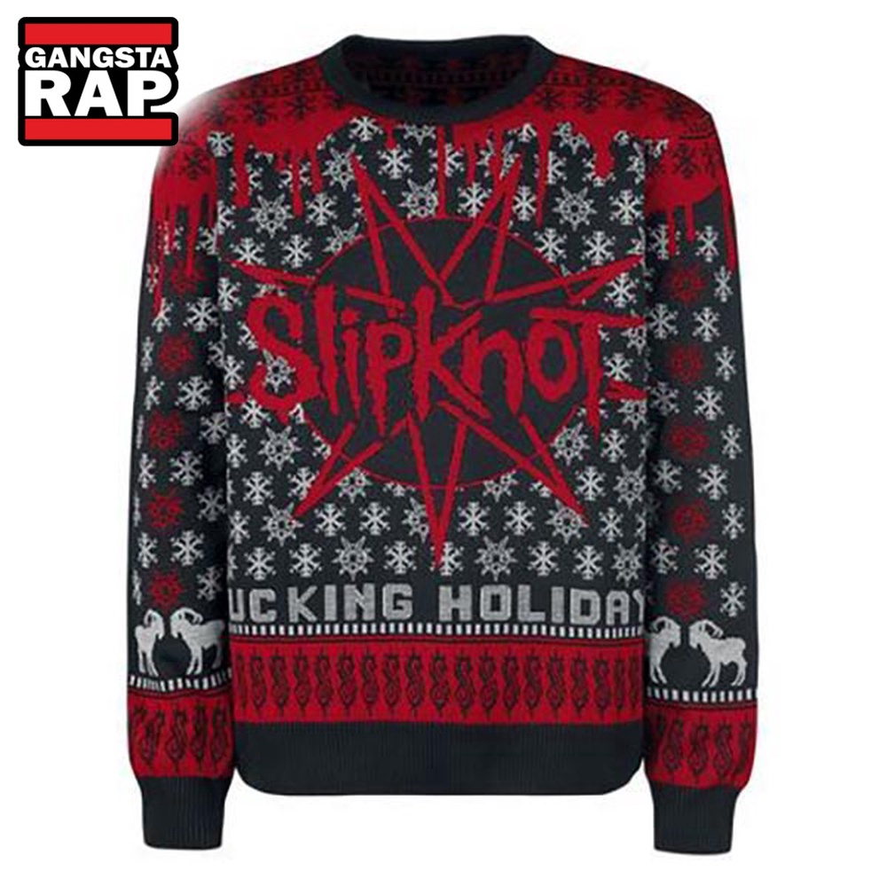Slipknot Fucking Holiday Ugly Christmas Sweater Slipknot Fucking Holiday Ugly Christmas Sweater