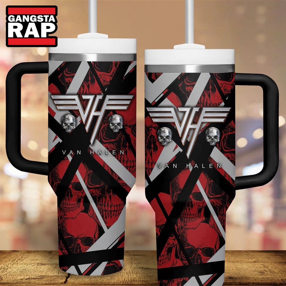 Van Halen Rock Band Stanley Tumbler 40oz Van Halen Rock Band Stanley Tumbler 40oz