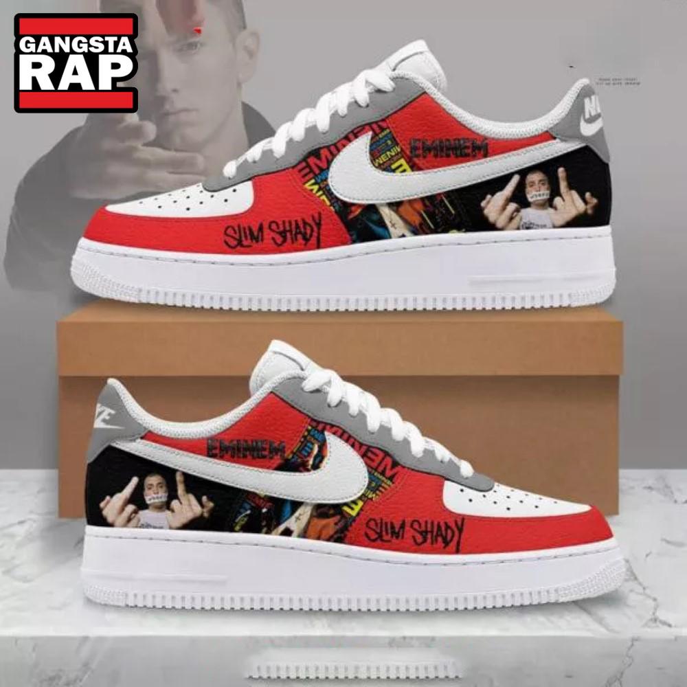 Eminem The Death Of Slim Shady Air Force 1 Shoes Fans Gift Eminem The Death Of Slim Shady Air Force 1 Shoes Fans Gift