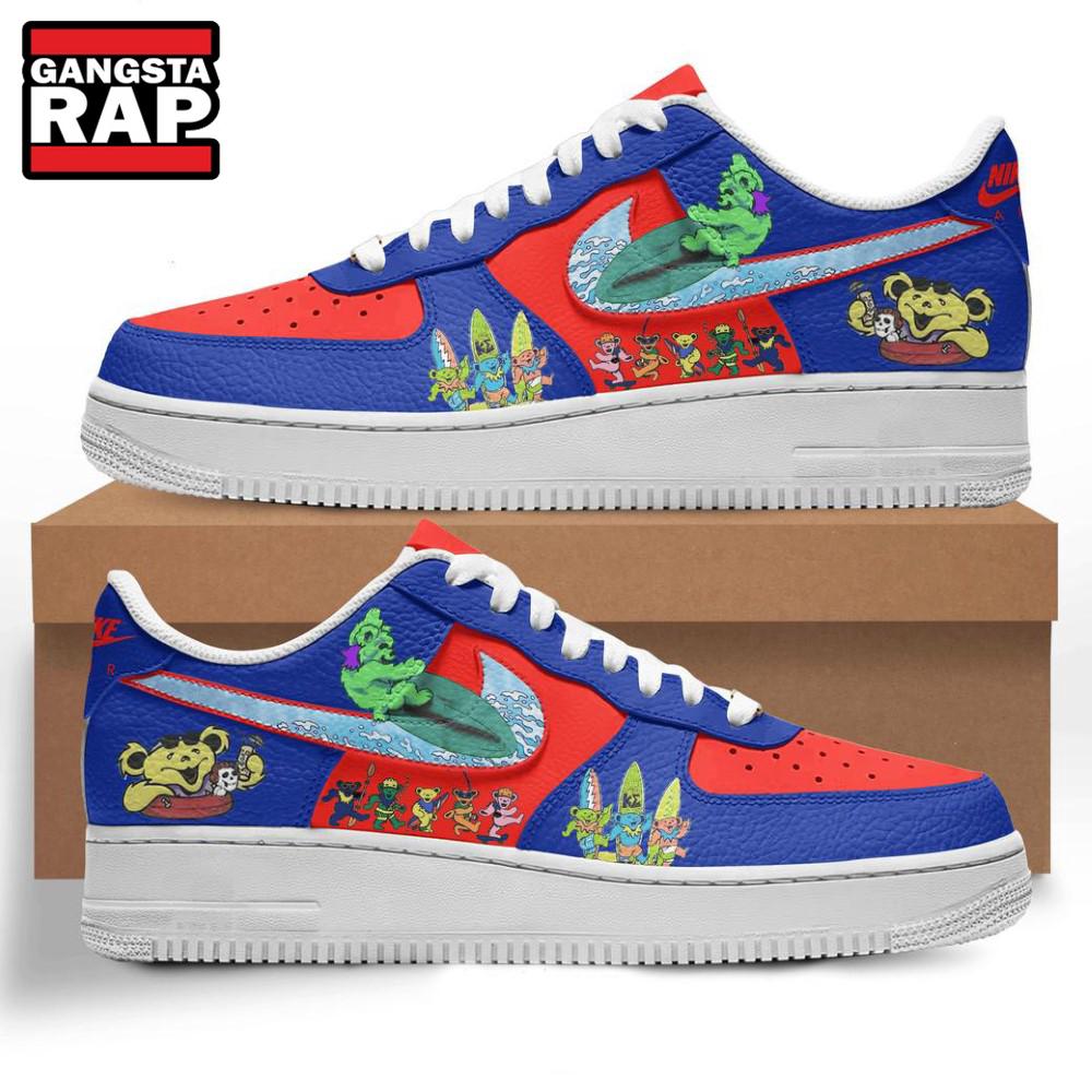Grateful Dead Music Fans Lover Air Force 1 Sneaker Shoes