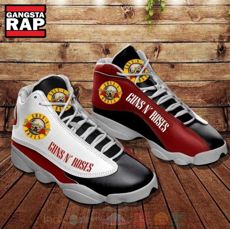 Guns N Roses Rock Music Band Fan Gifts Air Jordan 13 Shoes Sneaker
