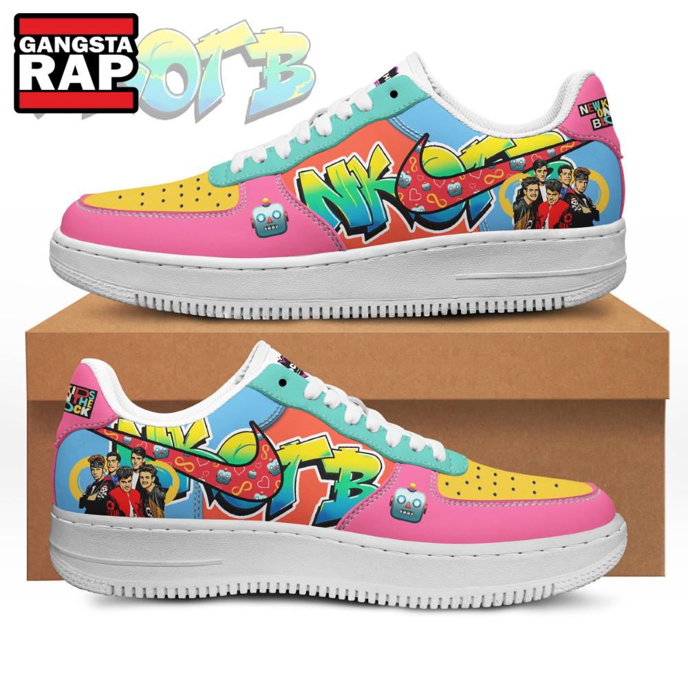 New Kids On The Block Fan Gifts Air Force 1 Sneaker Shoes