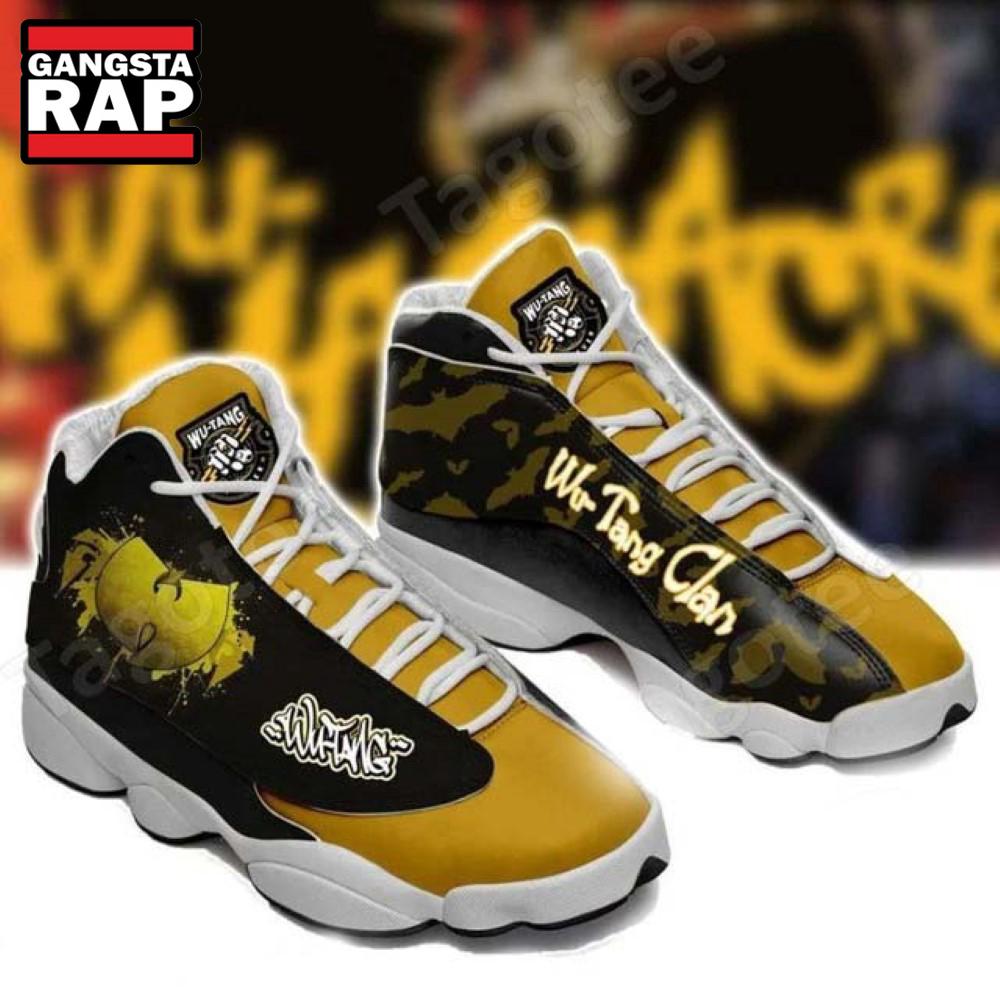 Wu-Tang Clan Rap Hiphop Logo Air Jordan 13 Shoes Sneaker Wu-Tang Clan Rap Hiphop Logo Air Jordan 13 Shoes Sneaker