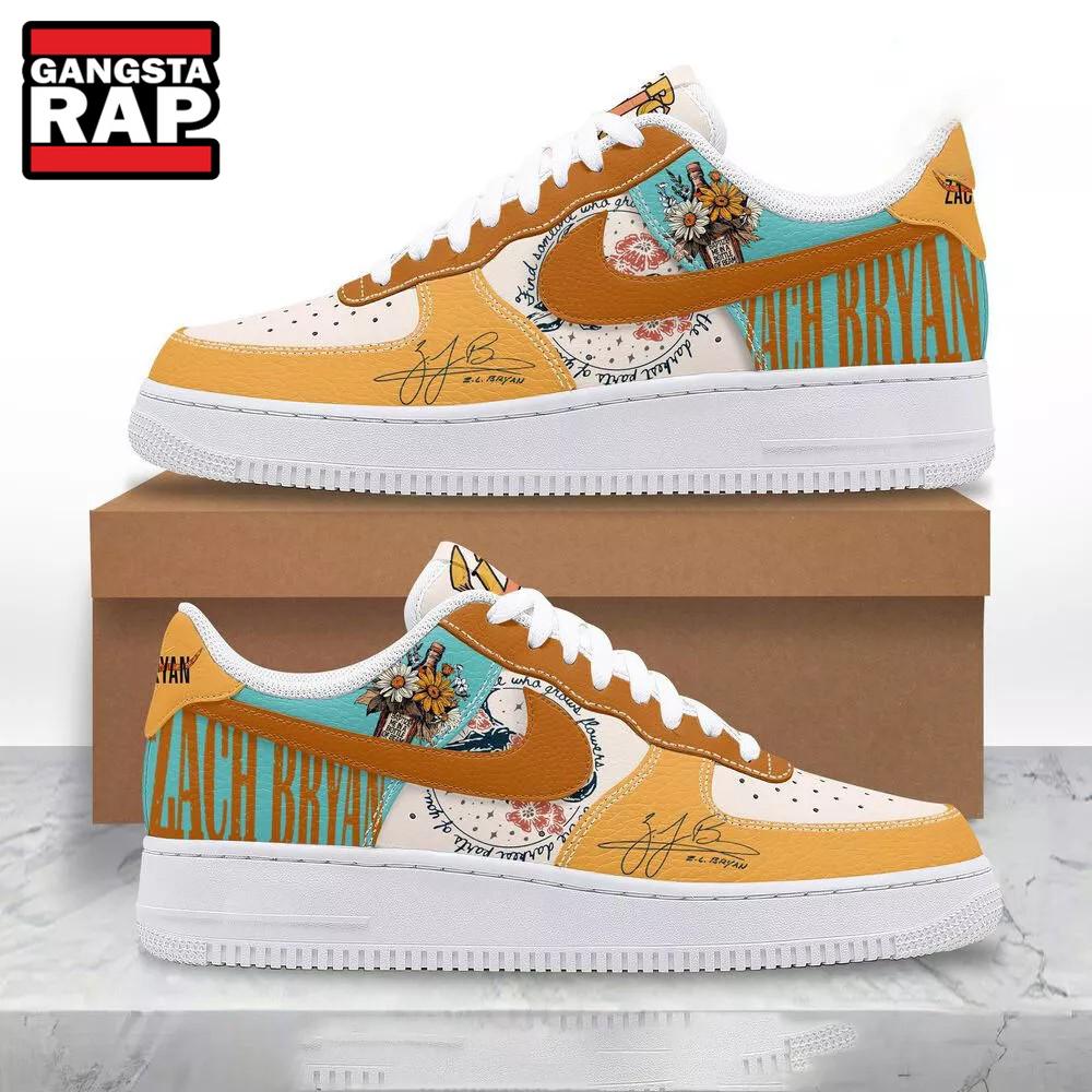 Zach Bryan Music Fans Lover Air Force 1 Shoes Sneaker Zach Bryan Music Fans Lover Air Force 1 Shoes Sneaker