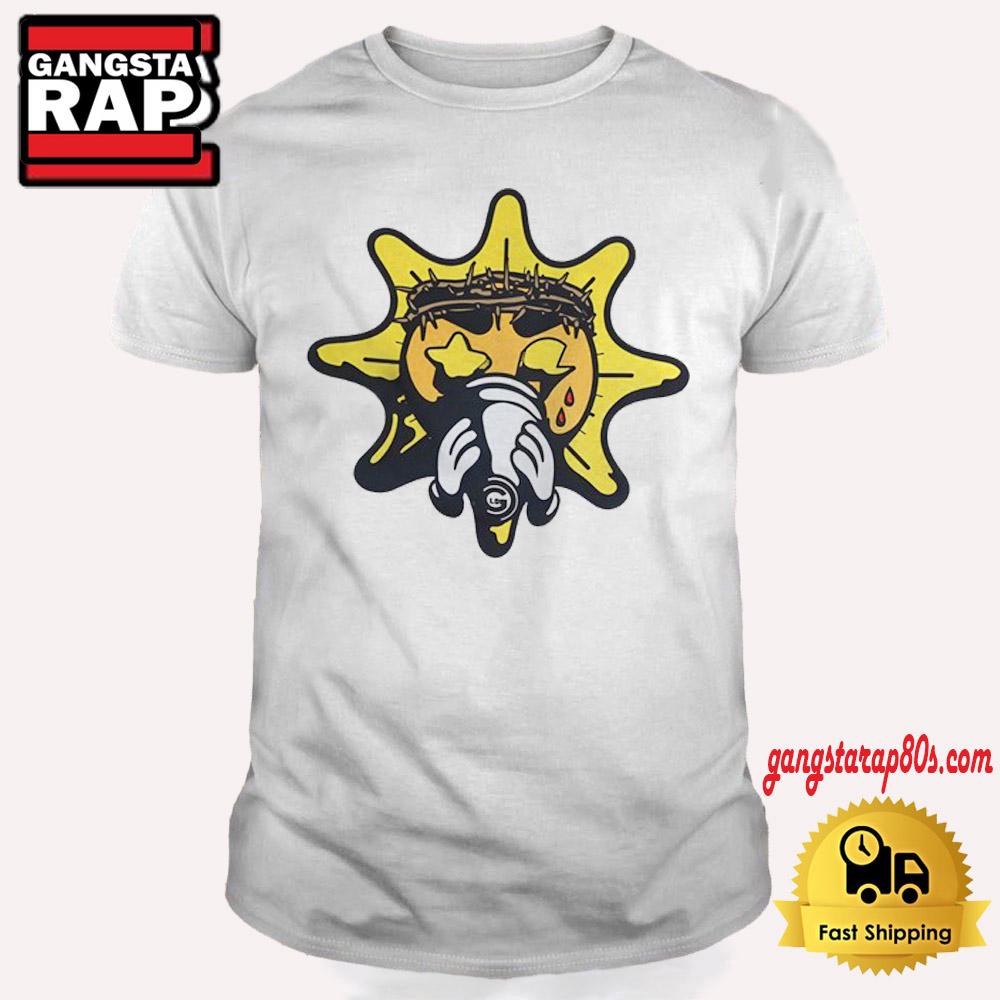 Glo Gang Worldwide Classic Sun Logo Art T Shirt Glo Gang Worldwide Classic Sun Logo Art T Shirt