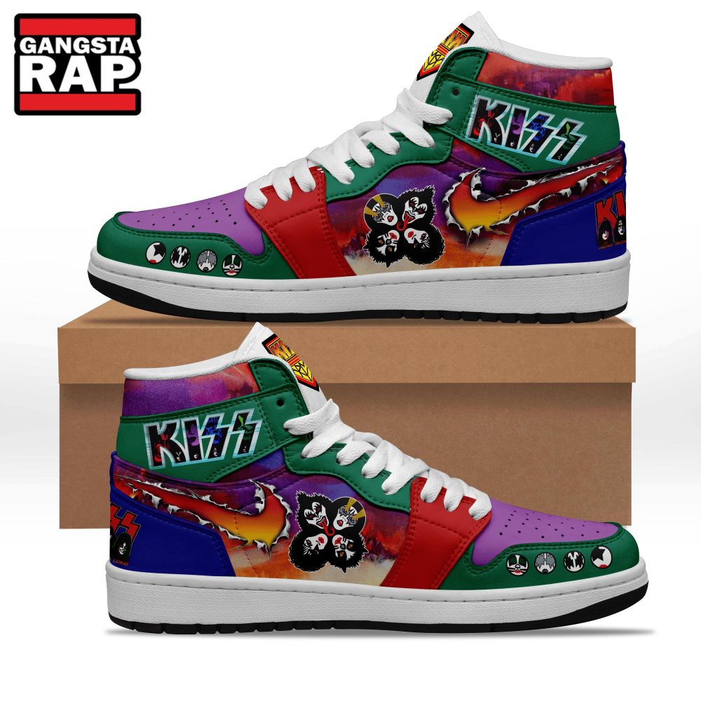 Kiss Music Fans Gift Air Jordan 1 Hightop Shoes Kiss Music Fans Gift Air Jordan 1 Hightop Shoes