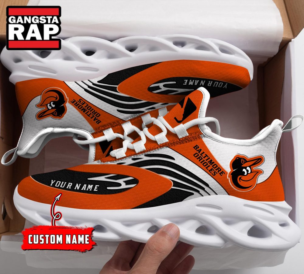 NCAA Baltimore Orioles Sport Logo Team Custom Name Max Soul Shoes NCAA Baltimore Orioles Sport Logo Team Custom Name Max Soul Shoes