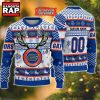 NCAA Florida Gators Design Logo Team Reindeer Light Ugly Christmas Sweater
