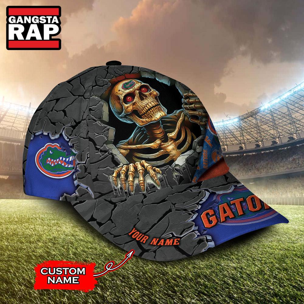 NCAA Florida Gators Special Sport Skull Halloween Custom Classic Cap NCAA Florida Gators Special Sport Skull Halloween Custom Classic Cap