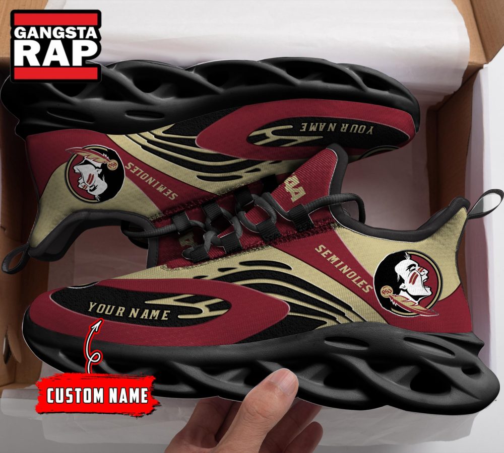 NCAA Florida State Seinoles Sport Logo Team Custom Name Max Soul Shoes NCAA Florida State Seinoles Sport Logo Team Custom Name Max Soul Shoes