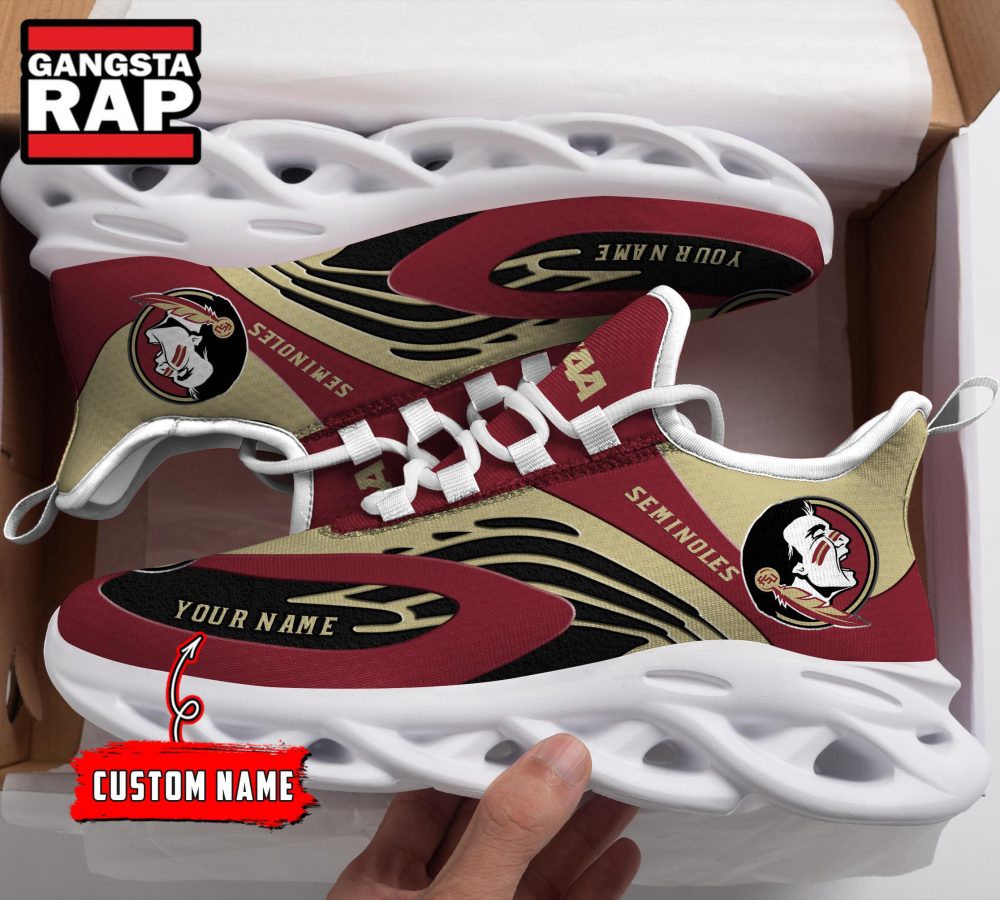 NCAA Florida State Seinoles Sport Logo Team Custom Name Max Soul Shoes NCAA Florida State Seinoles Sport Logo Team Custom Name Max Soul Shoes