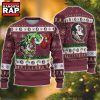 NCAA Florida State Seminoles Grinch Hand Ugly Christmas Sweater 1 NCAA Florida State Seminoles Grinch Hand Ugly Christmas Sweater
