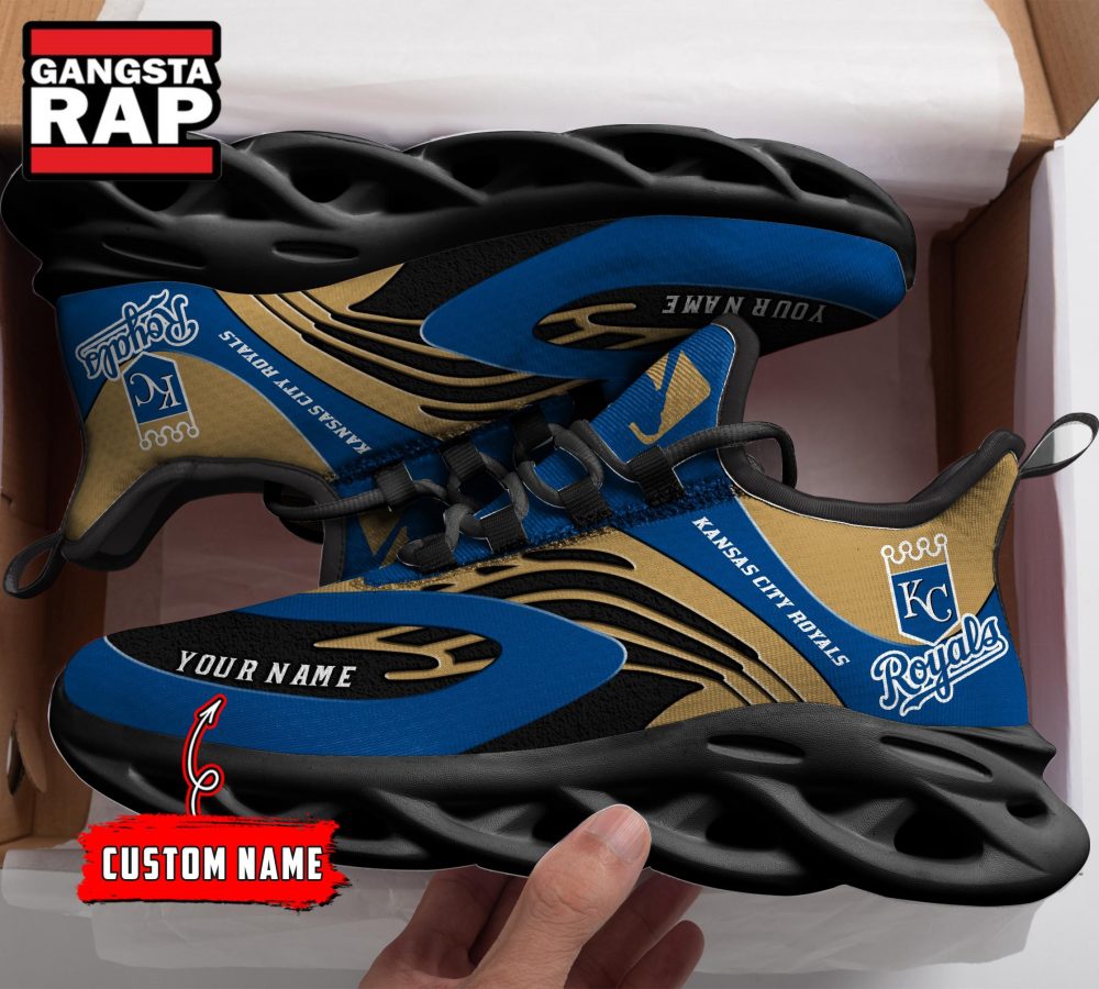 NCAA Kansas City Royals Sport Logo Team Custom Name Max Soul Shoes NCAA Kansas City Royals Sport Logo Team Custom Name Max Soul Shoes