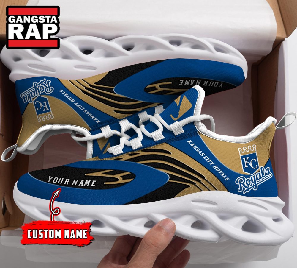 NCAA Kansas City Royals Sport Logo Team Custom Name Max Soul Shoes NCAA Kansas City Royals Sport Logo Team Custom Name Max Soul Shoes