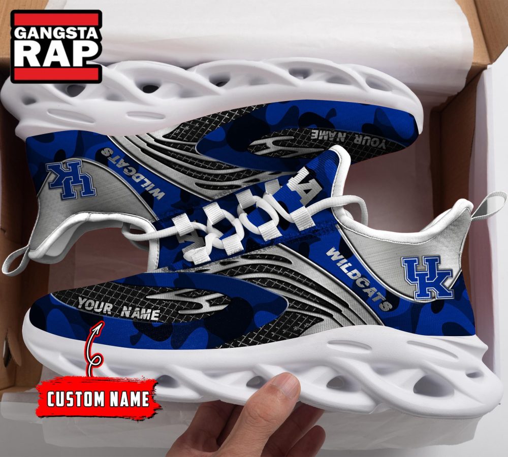 NCAA Kentucky Wildcats Sport Logo Team Custom Name Max Soul Shoes