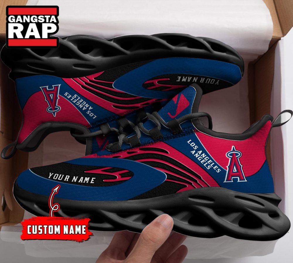 NCAA Los Angeles Angels Sport Logo Team Custom Name Max Soul Shoes