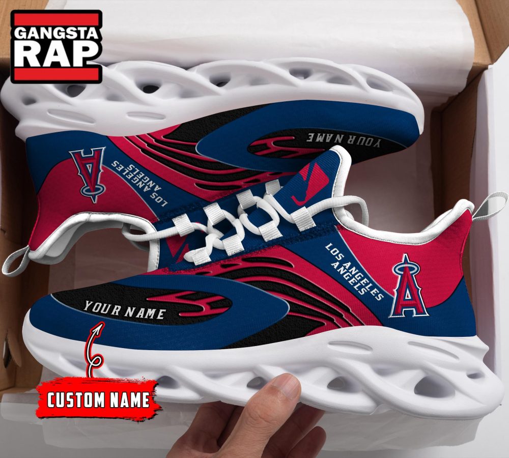 NCAA Los Angeles Angels Sport Logo Team Custom Name Max Soul Shoes