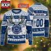 NCAA Penn State Nittany Lions Design Logo Team Reindeer Light Ugly Christmas Sweater 2 NCAA Penn State Nittany Lions Design Logo Team Reindeer Light Ugly Christmas Sweater