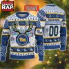 NCAA Pittsburgh Panthers Design Logo Team Reindeer Light Ugly Christmas Sweater