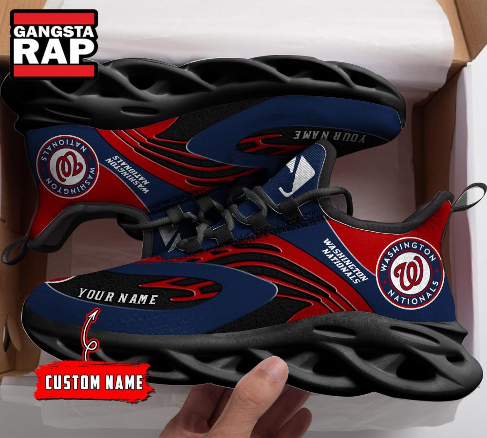 NCAA Washington Nationals Sport Logo Team Custom Name Max Soul Shoes
