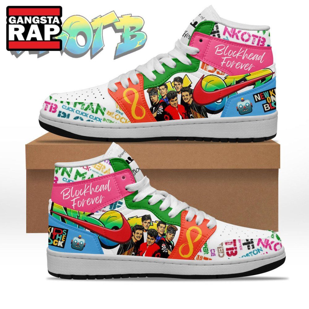 New Kids On The Block Music Fan Gifts Air Jordan 1 Hightop Shoes New Kids On The Block Music Fan Gifts Air Jordan 1 Hightop Shoes