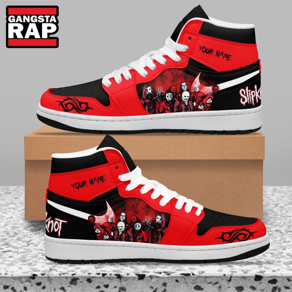 Slipknot Music Fans Air Jordan 1 Hightop Shoes Slipknot Music Fans Air Jordan 1 Hightop Shoes