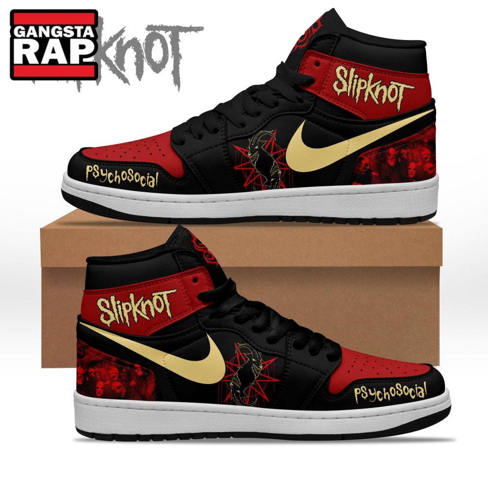 Slipknot Music Fans Gift Air Jordan 1 Hightop Shoes Slipknot Music Fans Gift Air Jordan 1 Hightop Shoes