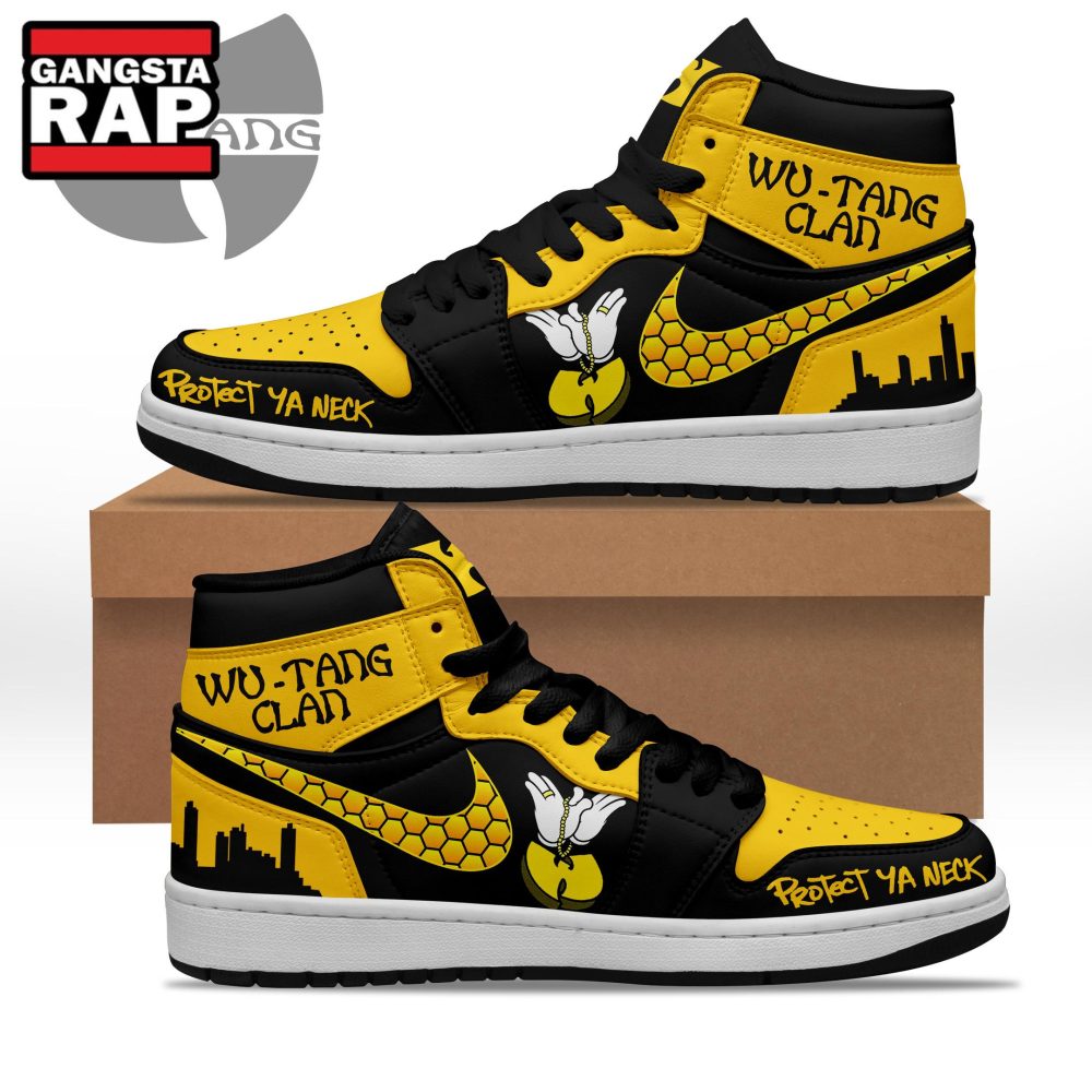 Wu-Tang Clan Protect Ya Neck Air Jordan 1 Hightop Shoes Wu-Tang Clan Protect Ya Neck Air Jordan 1 Hightop Shoes