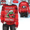 NCAA Georgia Bulldogs They Hate US Special Grinch Snow Christmas Sweatshirt 2 NCAA Georgia Bulldogs They Hate US Special Grinch Snow Christmas Sweatshirt