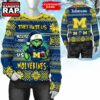 NCAA Michigan Wolverines They Hate US Special Grinch Snow Christmas Sweatshirt 2 NCAA Michigan Wolverines They Hate US Special Grinch Snow Christmas Sweatshirt