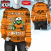 NCAA Oklahoma State Cowboys They Hate US Special Grinch Snow Christmas Sweatshirt