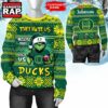 NCAA Oregon Ducks They Hate US Special Grinch Snow Christmas Sweatshirt 2 NCAA Oregon Ducks They Hate US Special Grinch Snow Christmas Sweatshirt