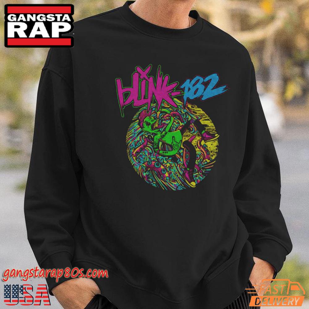 Blink 182 Overboard Event Black Sweatshirt Blink 182 Overboard Event Black Sweatshirt