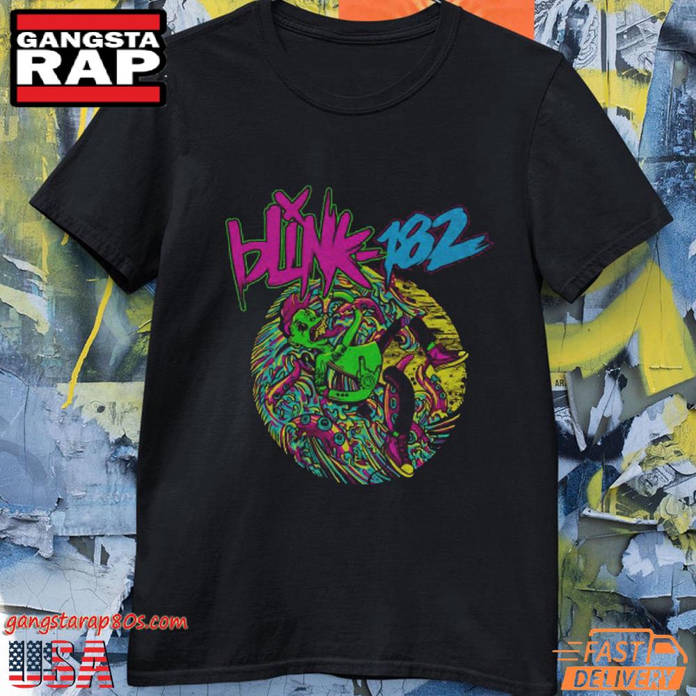 Blink 182 Overboard Event Black T Shirt Blink 182 Overboard Event Black T Shirt