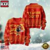 Blink 182 Sunflower Angels And Airways Ugly Sweater Red Color 3 Blink 182 Sunflower Angels And Airways Ugly Sweater Red Color