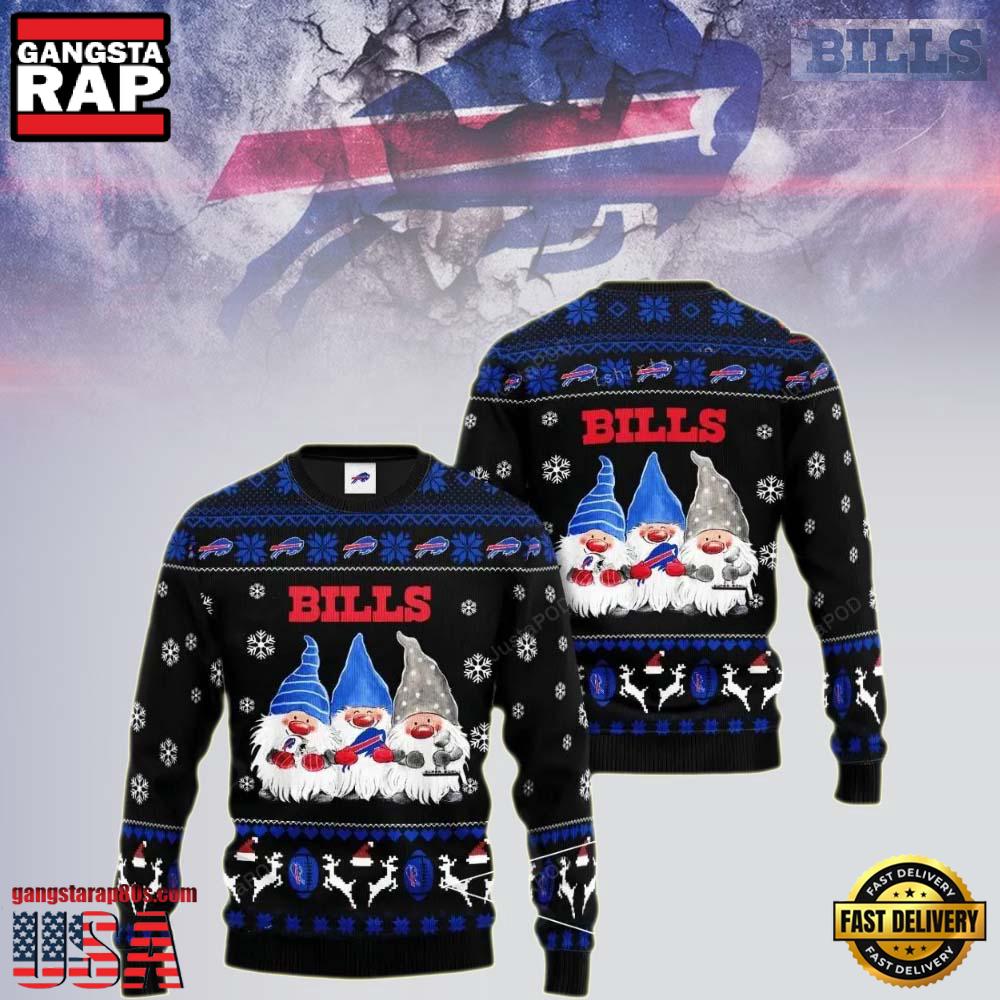 Buffalo Bills Gnome De Noel NFL Ugly Christmas Sweater Buffalo Bills Gnome De Noel NFL Ugly Christmas Sweater