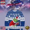 Buffalo Bills Grinch NFL Blue Color Christmas Ugly Sweater