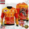 Custom Name And Logo Kansas City Chiefs NFL Christmas Ugly Sweater 1 Custom Name And Logo Kansas City Chiefs NFL Christmas Ugly Sweater
