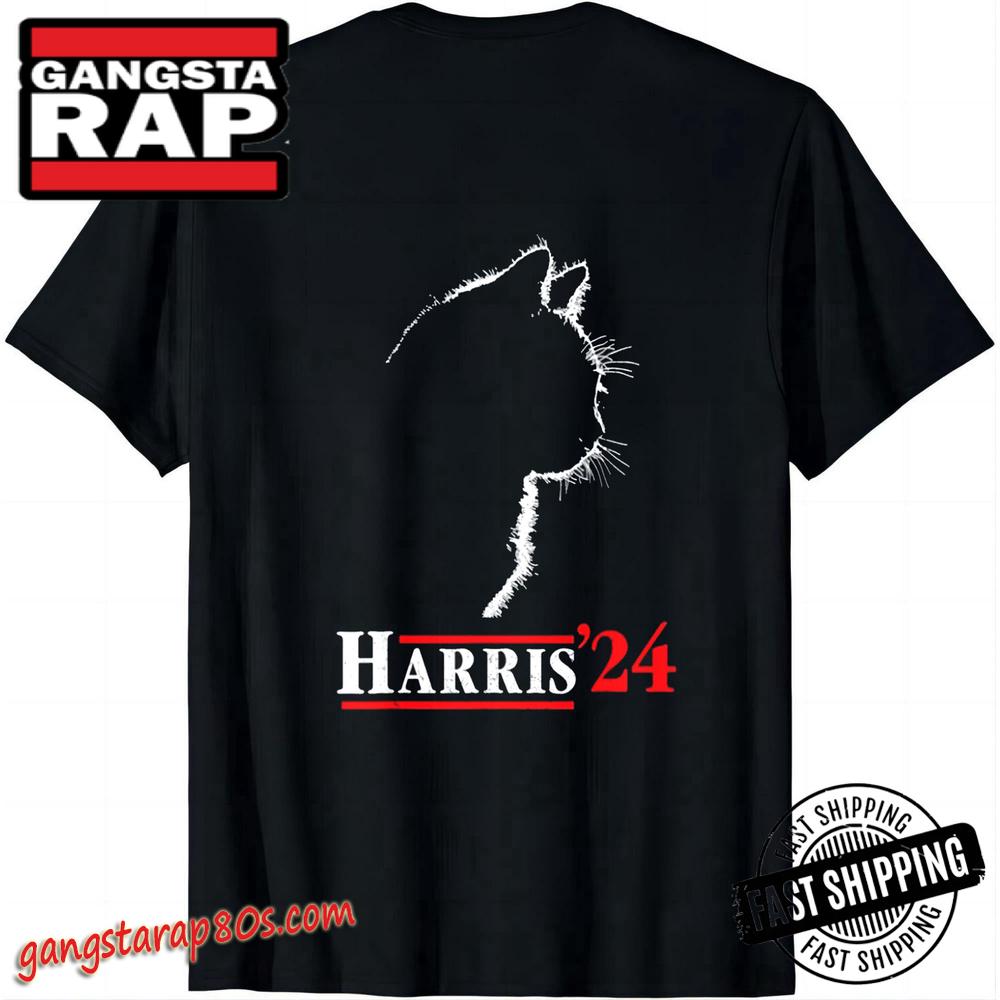Harris '24 Shirts Kamala Cat T-Shirt, Election 2024, Vote Harris