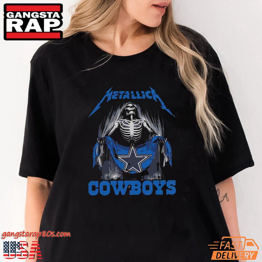 Metallica Band Cowboys NFL Unisex T Shirt Metallica Band Cowboys NFL Unisex T Shirt