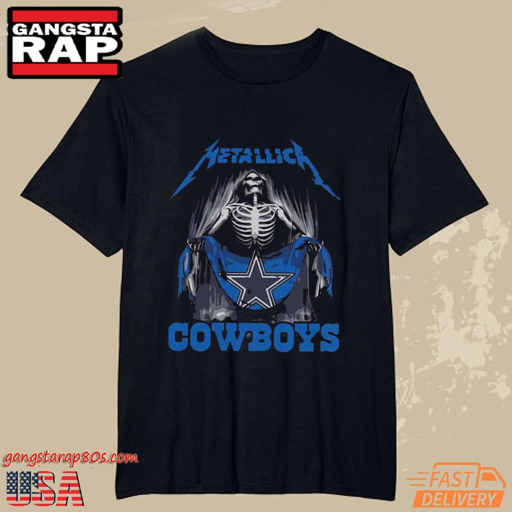 Metallica Band Cowboys NFL Unisex T Shirt Metallica Band Cowboys NFL Unisex T Shirt