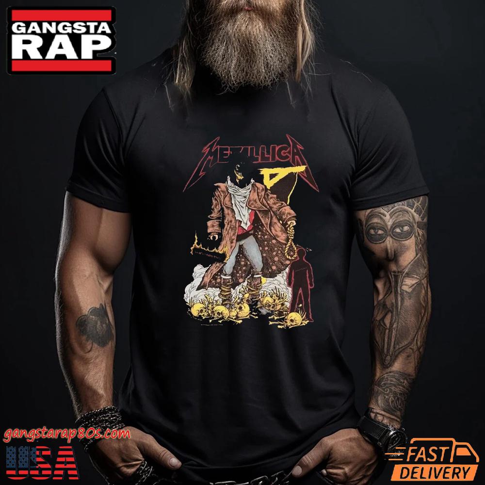 Metallica Band Pushead Black Unisex T Shirt Metallica Band Pushead Black Unisex T Shirt